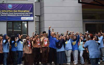 Kunjungan Edukatif Pramuka MTs Al Hayatul Islamiah ke Badan Narkotika Nasional Kota Malang Libatkan Mahasiswa Magang UM